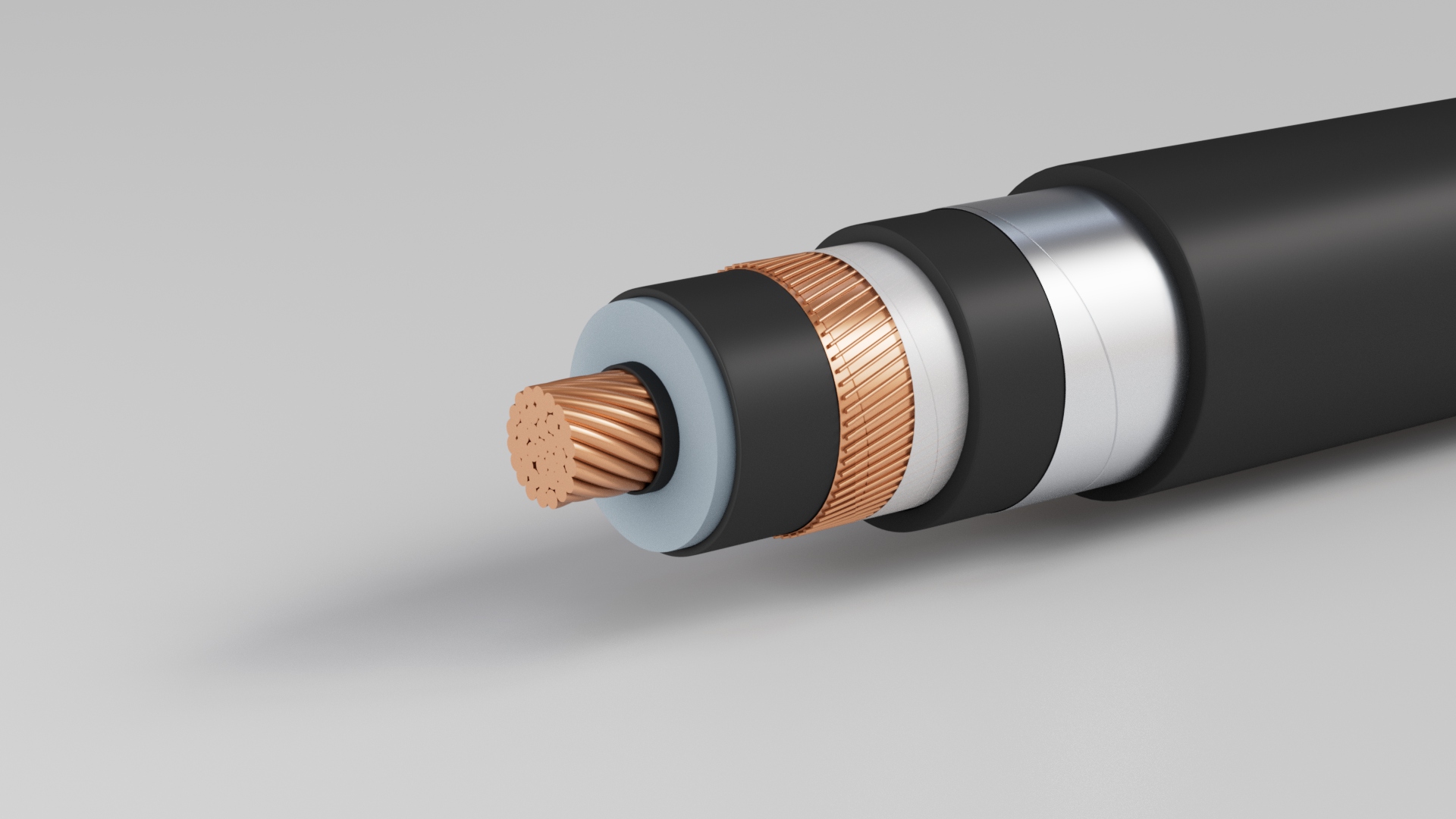 Single core Copper & Aluminum Tape Conductors 3.6 / 6 (7.2) KV